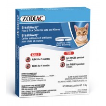 Zodiac BreakAway Flea & Tick Collars for Cats and Kittens 